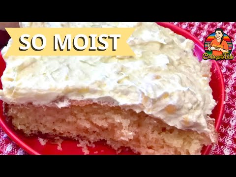 Pineapple Sunshine Cake That Melts In Your Mouth