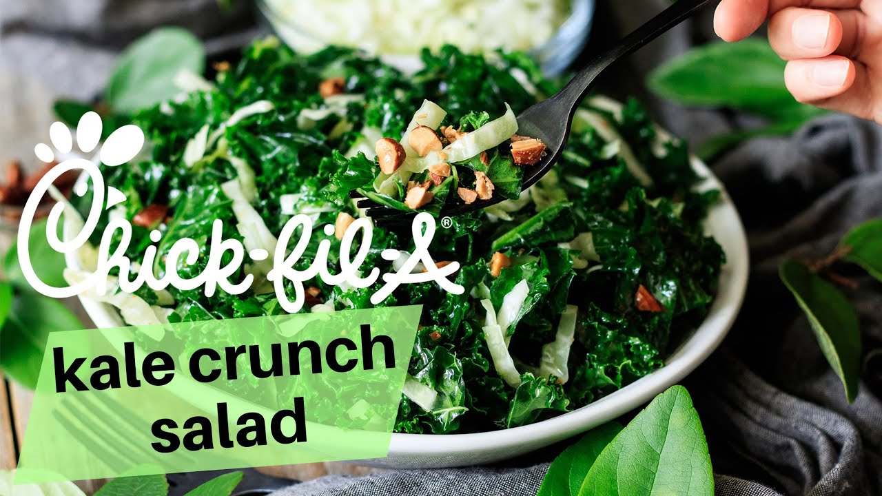 Making Chick-fil-A's Kale Crunch Salad!