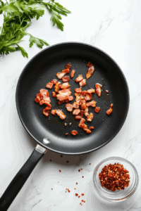 add-diced-bacon-in-heated-oil-and-cook-until-crispy
