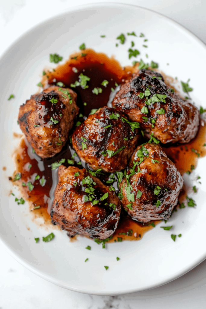 crockpot-meatballs-with-balsamic-glaze