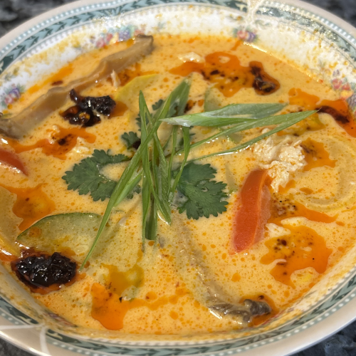 Keto Thai Curry Chicken Soup Recipe