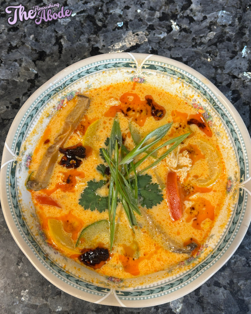 Keto Thai Curry Chicken Soup