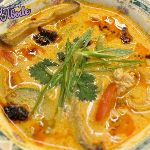 Keto Thai Curry Chicken Soup Recipe