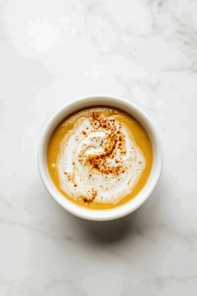 slow-cooker-sweet-potato-soup-garnished-with-cinnamon-powder