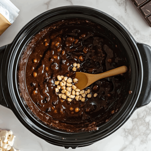 crockpot-chocolate-peanut-clusters-ready-to-be-served