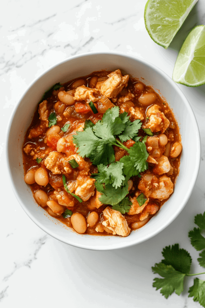 white-bean-chicken-chili-served-in-a-bowl-with-cilantro-garnish