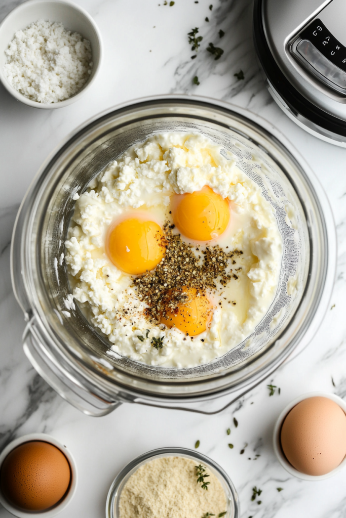 blending-ingredients-for-cottage-cheese-flatbread-in-a-blender-9278715-683x1024