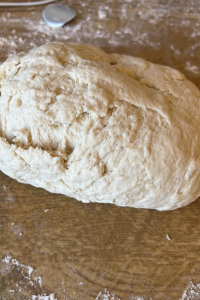 Knead on a clean surface