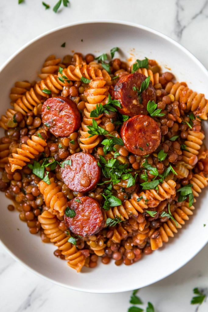 lentil-and-pasta-stew