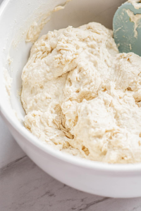 Mix flour and water in a large bowl