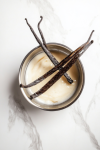 removing-the-vanilla-pod-from-the-cooked-vegan-pastry-cream
