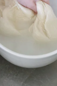 Rest the dough in water
