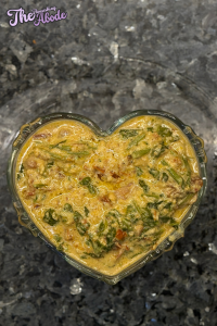 Serve the creamy chicken