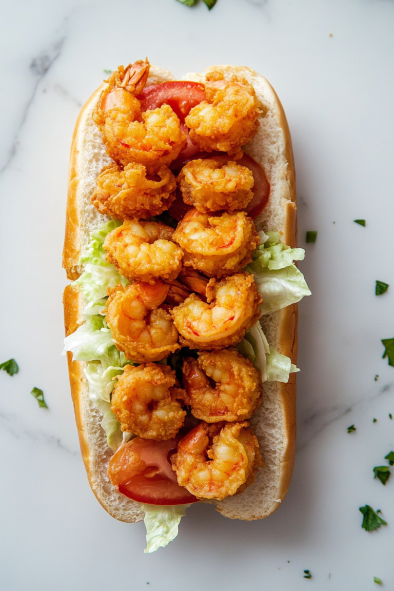 Classic Po'Boy Sandwiches With Shrimp Recipe For Dinners
