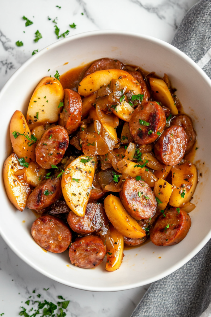 slow-cooker-sausage-and-apples