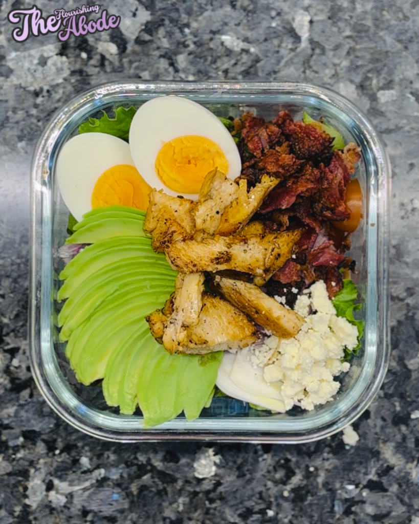 Steak Cobb Salad With Creamy Avocado Dressing