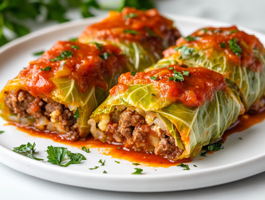 Stuffed Keto Cabbage Rolls Recipe