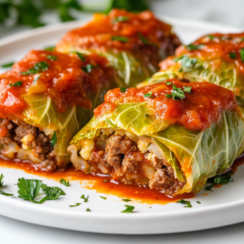 Stuffed Keto Cabbage Rolls Recipe