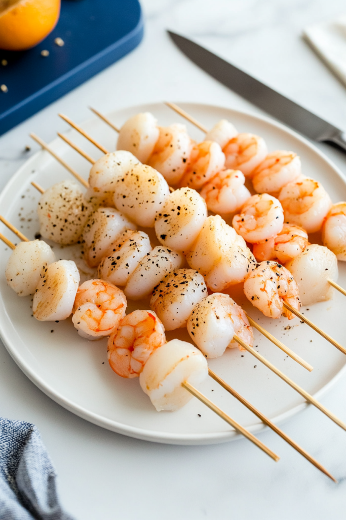 threading-shrimp-and-scallops-onto-skewers-for-grilling-4022411-683x1024