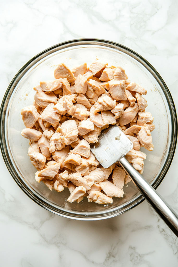 transferring-drained-canned-chicken-into-a-mixing-bowl-for-salad-preparation-9745501-683x1024