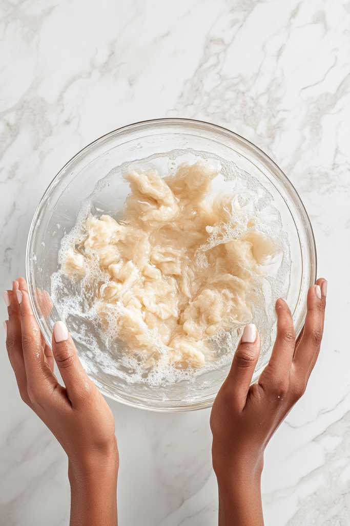 washing-dough-under-water-to-remove-starch-1834825-683x1024