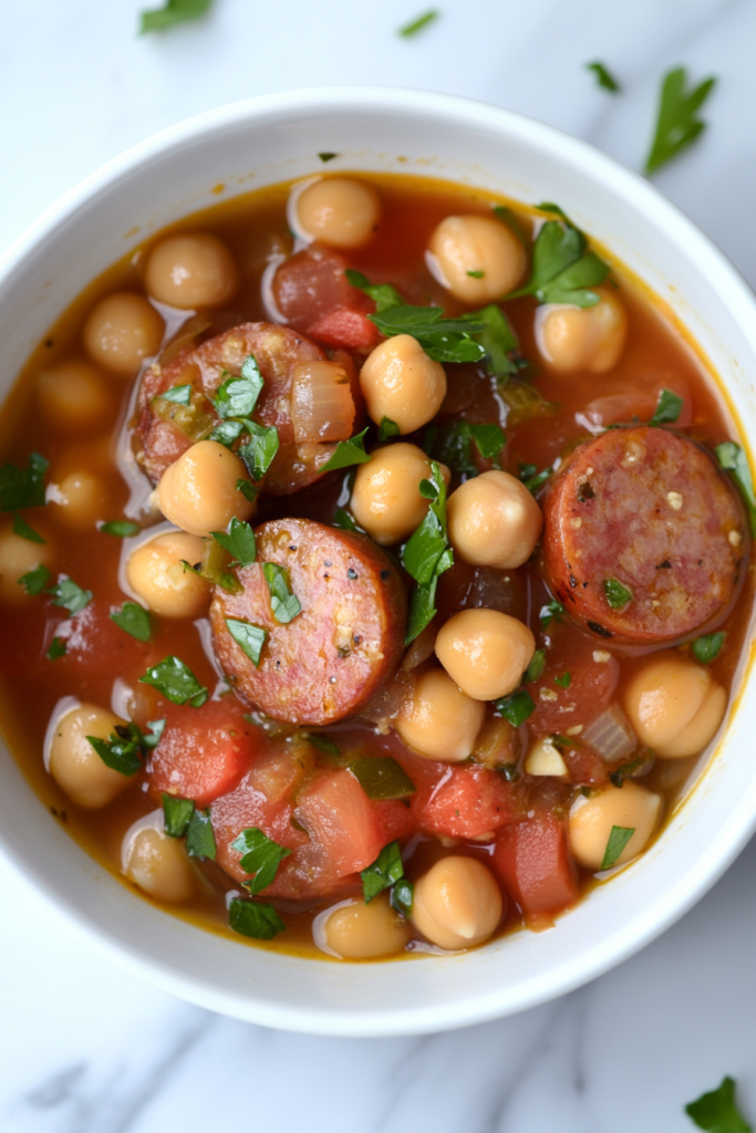 zesty-garbanzo-sausage-soup