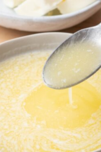 butter to the saucepan