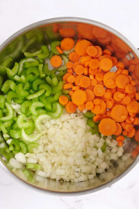 Add carrots, parsnips, celery, leek