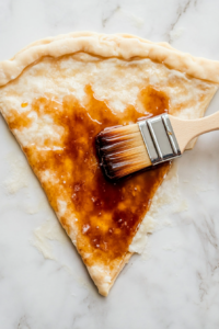 applying-maple-syrup-coating-to-dough