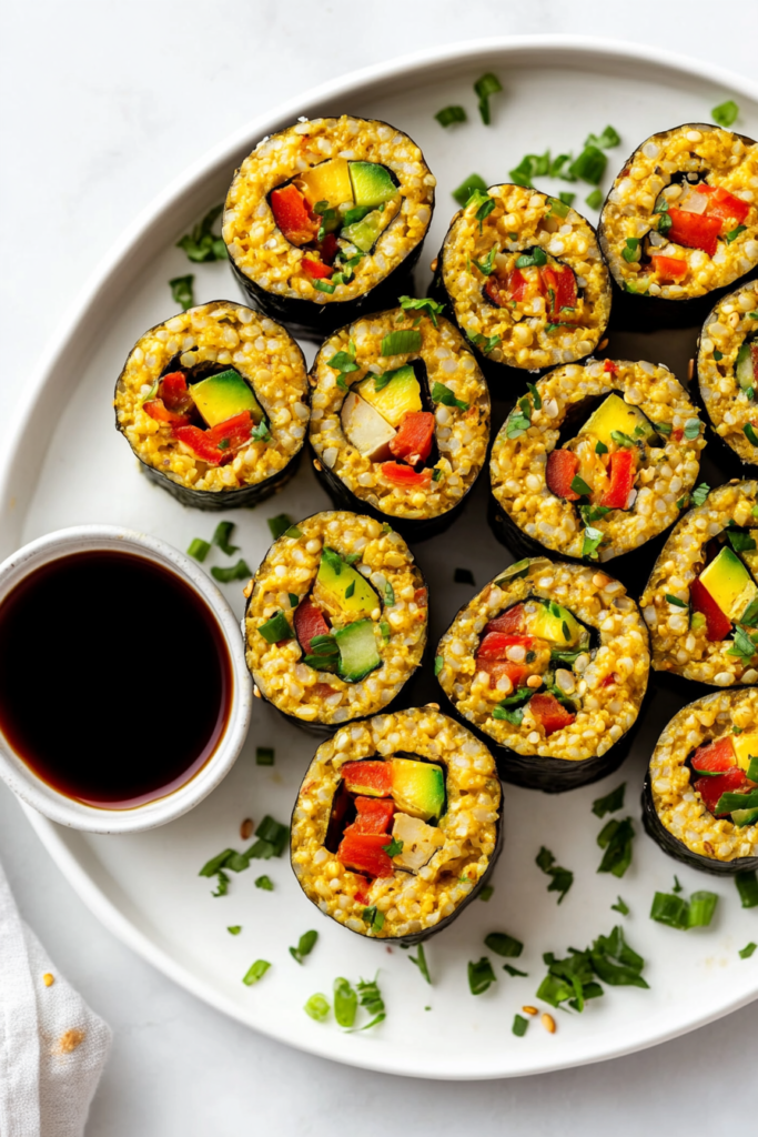 curried-millet-sushi