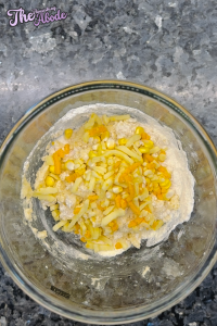 Fold in the sweet corn kernels