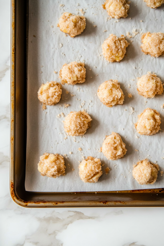 forming-apple-fritters-on-a-baking-sheet-2390319-683x1024