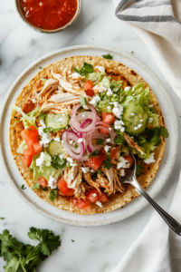 layering-ingredients-on-a-crispy-tostada-shell