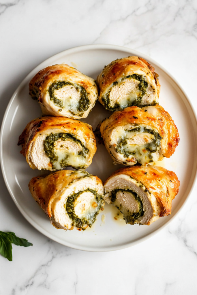 pesto-cheesy-chicken-rolls