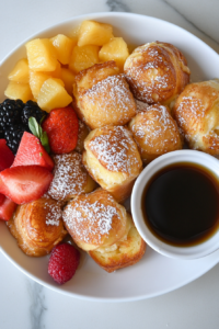 plated-hawaiian-roll-french-toast-with-toppings