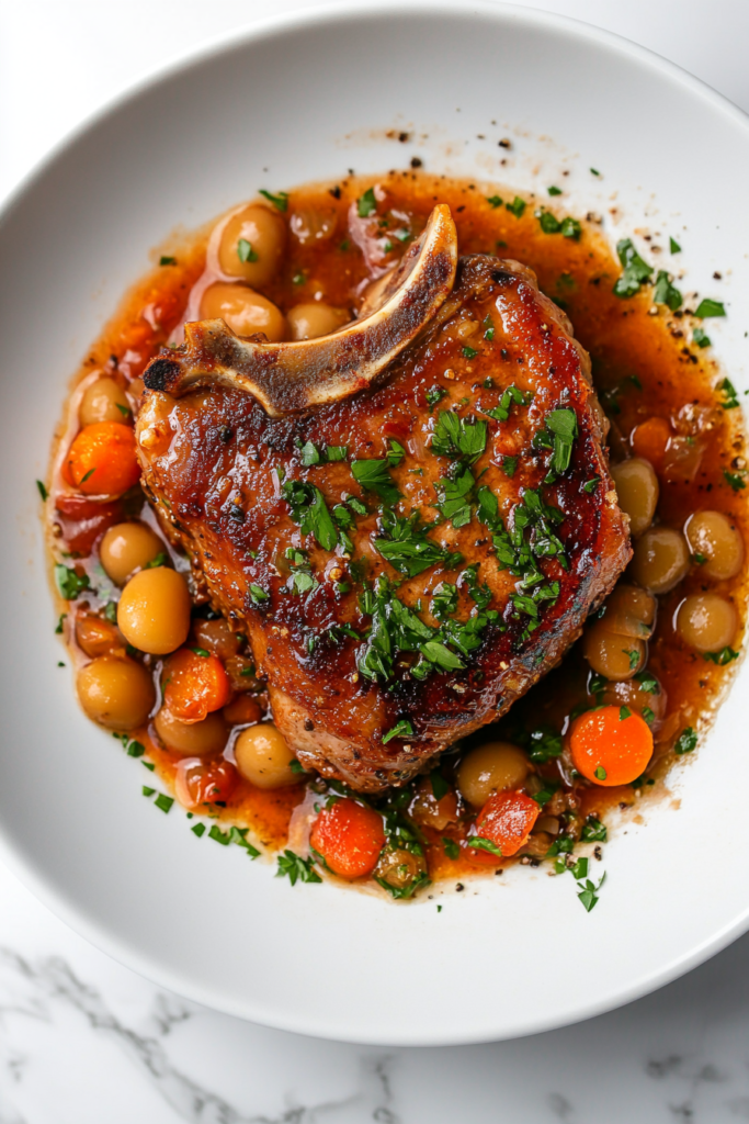 pork-chops-and-beans