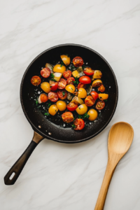 This image shows an oven being preheated to the ideal temperature for baking the crab and shrimp dip.