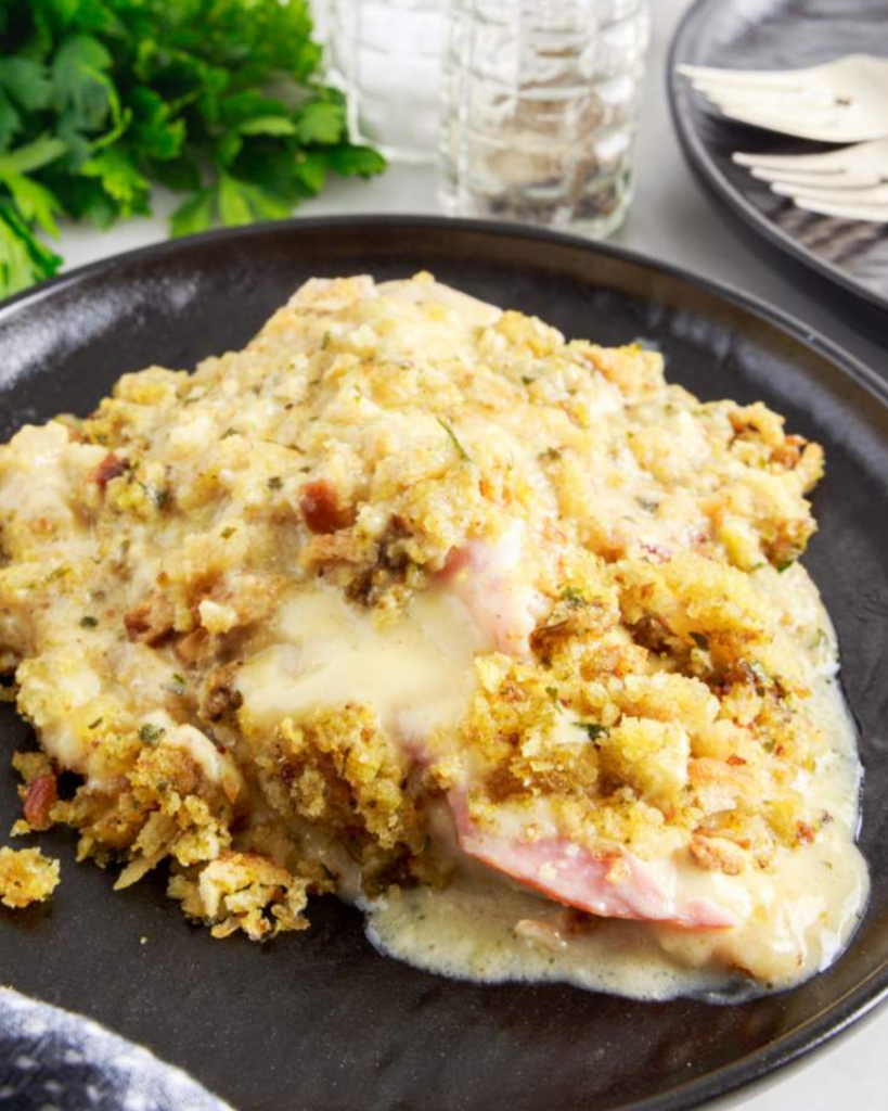 Slow Cooker Chicken Cordon Bleu