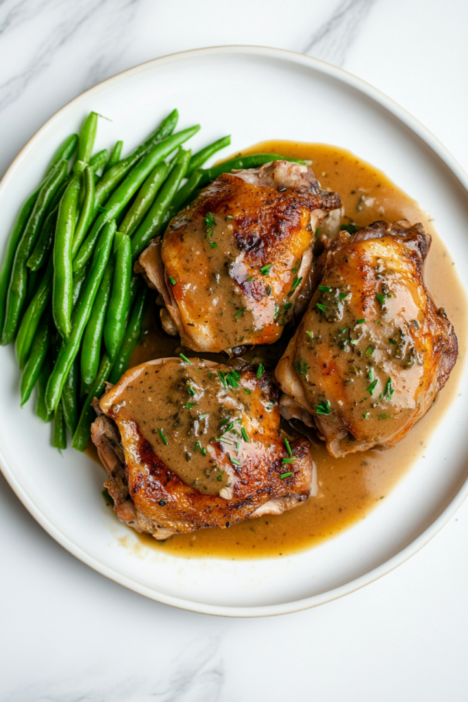 slow-cooker-turkey-thighs-with-herb-gravy