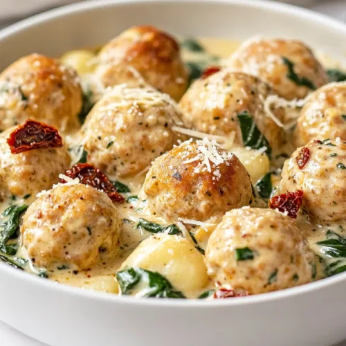 Slow Cooker Tuscan Chicken Meatballs With Gnocchi Recipe