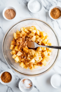stirring-the-spiced-apple-mixture-for-filling