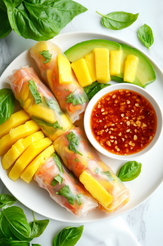 thai-mango-and-avocado-spring-rolls