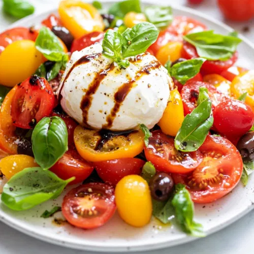 Tomato Burrata Salad Recipe