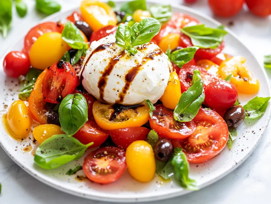 Tomato Burrata Salad Recipe