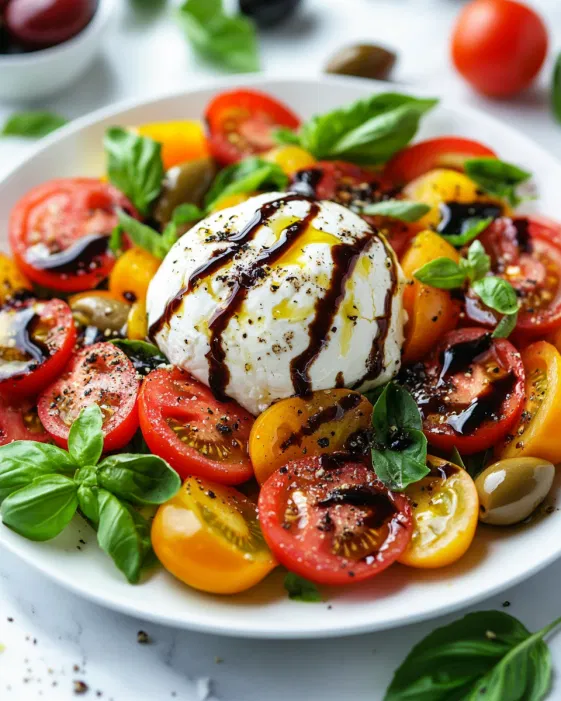 Tomato Burrata Salad