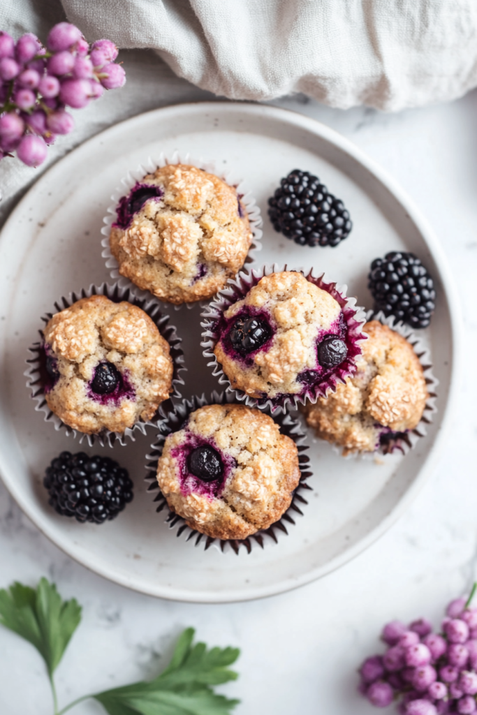vegan-blackberry-muffins