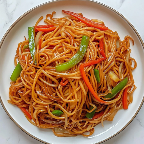 vegetable-chow-mein-in-a-white-round-plate
