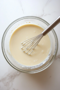 whisking-sauce-for-chicken-cordon-bleu-in-a-mixing-bowl