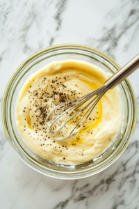 whisking-together-creamy-dressing-for-the-chicken-salad-2