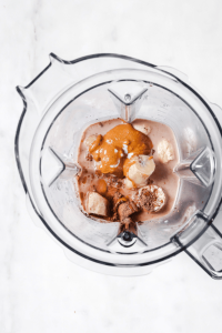 Add the banana, peanut butter